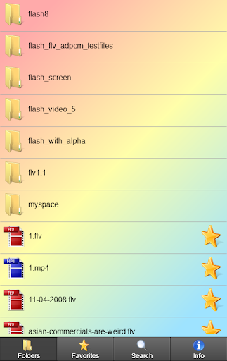 ดาวน์โหลด MP4 FLV Player HD วีดีโอ รุ่น 2.1.3 สำหรับ Android