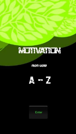 Motivation A-Z