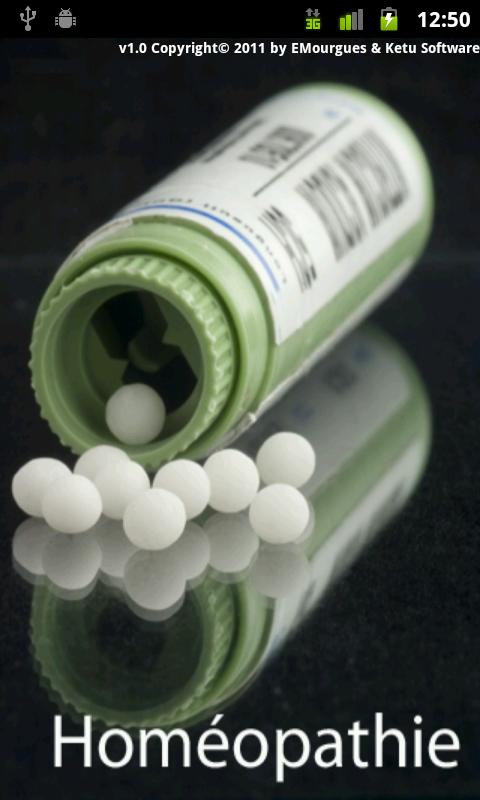 Homeopathy Screen 1