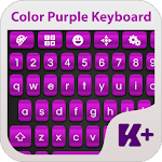 Color Purple Keyboard Theme Apk