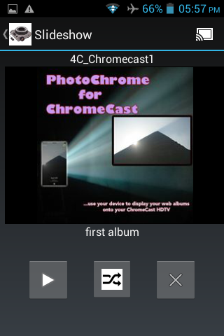PhotoChrome for ChromeCast