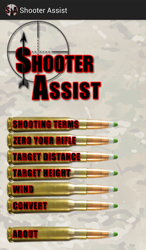 Android application Shooter Assist screenshort