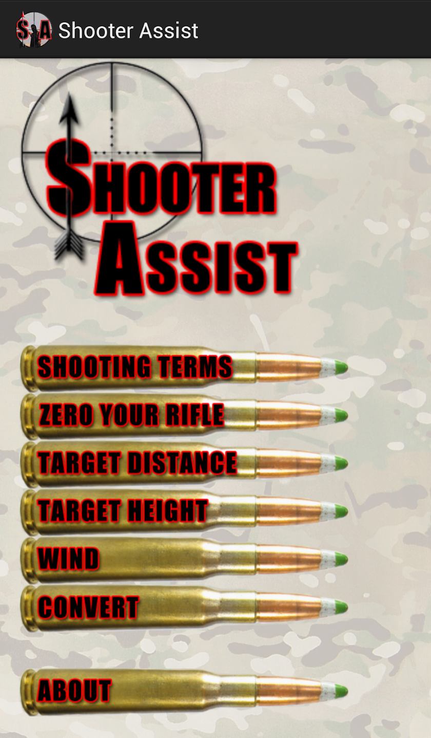 Shooter Assist Screen 1