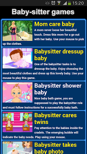 Babysitter Games