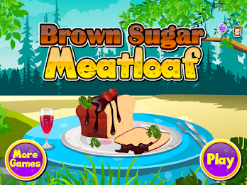 Brown sugar meatloaf cooking poster 1