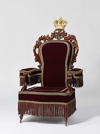 Troonzetel van koningin Emma, gebruikt bij de inhuldiging van Wilhelmina
