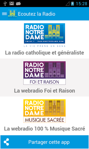 Radio Notre Dame - 100.7 FM