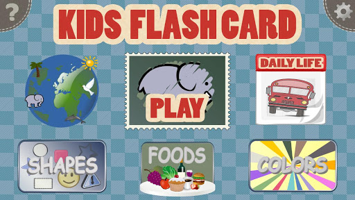 Colorful Kids Flashcard