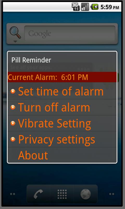 Pill Reminder (ad-free) Screen 2