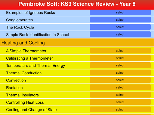 KS3 Science Review - Year 8