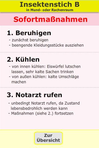 Kinder Notfälle Screen 3