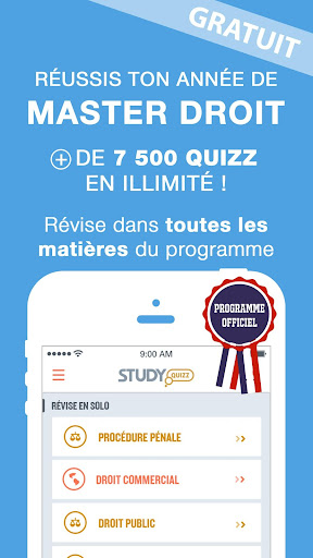 Master Droit Study Quizz