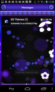 Free Download Cherry Boken Theme for GO SMS APK