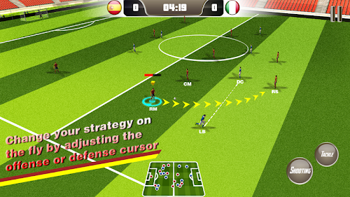 Android application Soccer Striker 15 screenshort