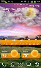 GO Weather Widget Skin M9