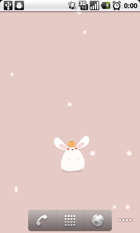 Mochi-Usa (live wallpaper) Screen 1