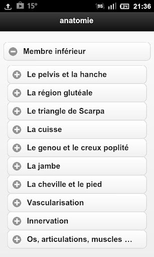 Qcm anatomie Membre inférieur.