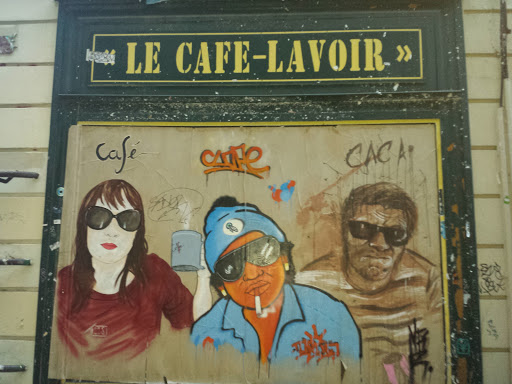Le Café Lavoir Street Art