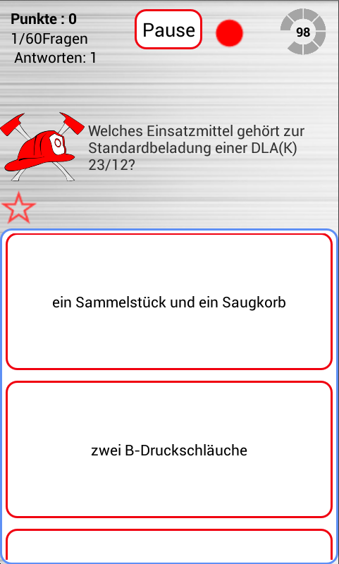 Feuerwehr Trainer Screen 3