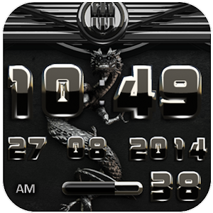dragon digital clock black.apk 2.30