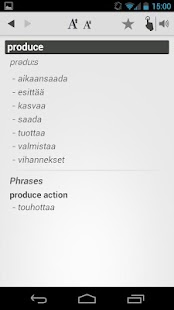 Free Dict Finnish English - náhled