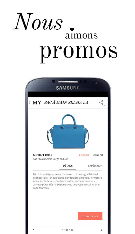 Android application MYBESTBRANDS - Designer Mode screenshort