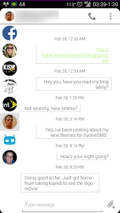 Free Download EvolveSMS Theme Lines APK