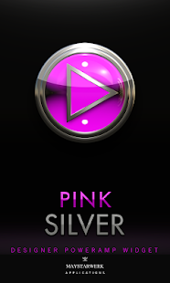 Lastest Poweramp Widget Pink Silver APK for PC