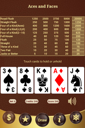 【免費紙牌App】Aces and Faces Poker-APP點子