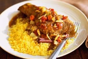 Algerian Lamb Shanks with Cardamom and Orange