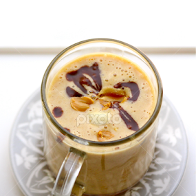 Caramel Banana Peanut Butter Shake -- Yum! by Nashira Usef - Food & Drink Alcohol & Drinks