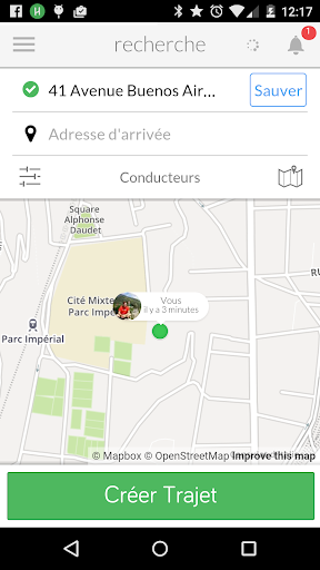 Hupp - Real time carpooling