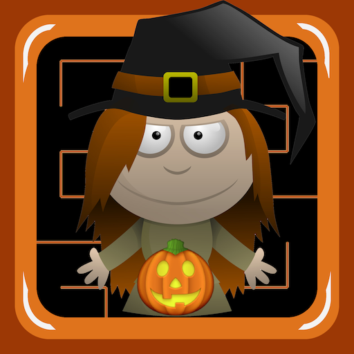 Halloween Witch Pumpkin Maze LOGO-APP點子