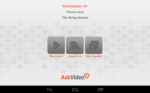 Orchestration: String Section