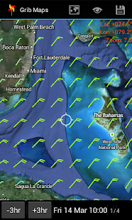 Android application Grib Maps screenshot