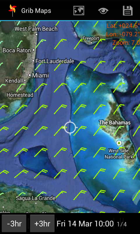 Android application Grib Maps screenshort