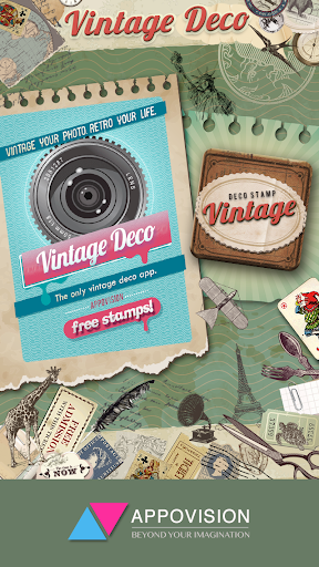 【免費攝影App】Vintage Deco (Stickers Camera)-APP點子