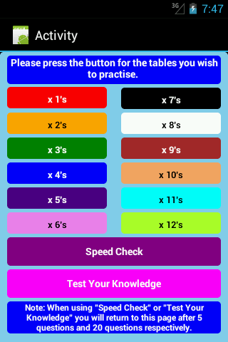 免費下載教育APP|Multiplication Tables Free app開箱文|APP開箱王