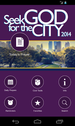 Seek God for the City 2014