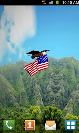 【免費個人化App】Eagle flag 3D Live Wallpaper-APP點子