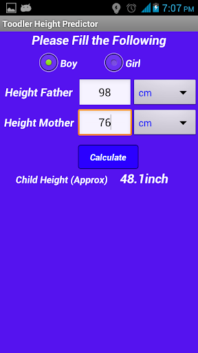 【免費醫療App】Toddler Height Predictor- Kids-APP點子