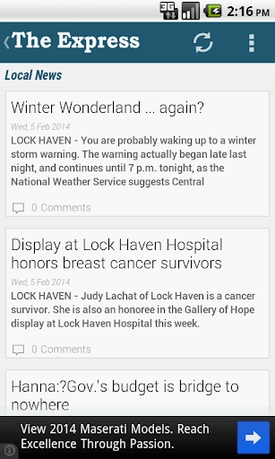 【免費新聞App】Lock Haven-APP點子