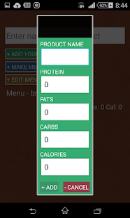 Сalorie counter Greet Food Screenshots 4