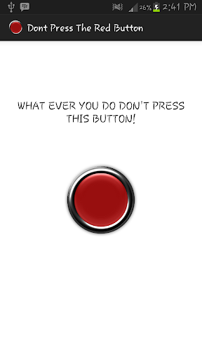 【免費娛樂App】Don't Press The Red Button-APP點子