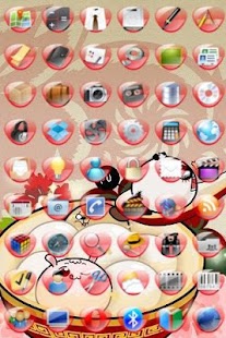 NONOPANDA New Year SQTheme ADW Screenshots 3