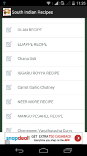 Free Download South Indian food recipes APK for Android