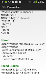 AVR Atmega Database - screenshot thumbnail