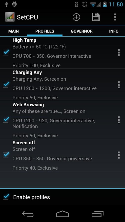 setCPU for root users APK 3.1.2