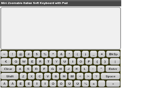 Free Download Mini Italian Keyboard & Pad APK