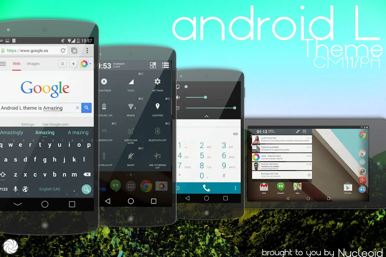 Android L Theme - CM11 PA - screenshot